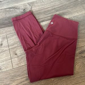 Lululemon Align high rise crop 21”